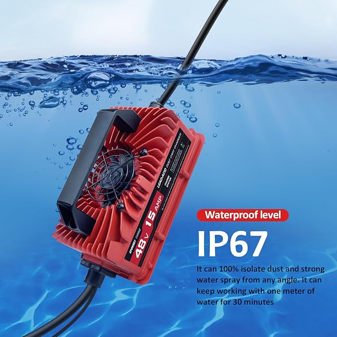 15 AMP 48 Volt Golf Carts Battery Charger