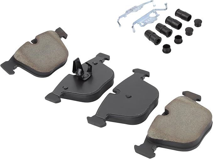 Premium Semi-Metallic Rear Brake Pads Compatible