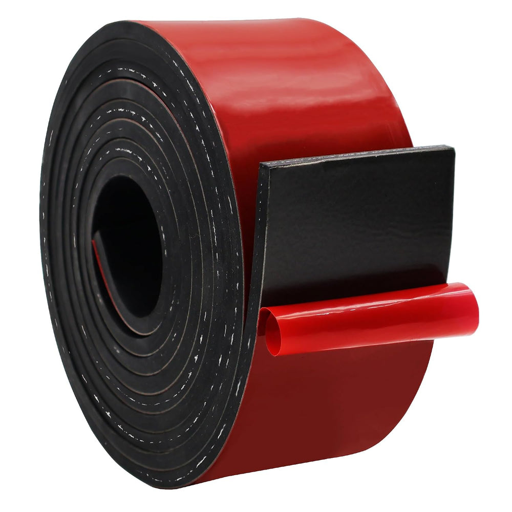 DOBTIM Adhesive Reinforced Solid Rubber Sheets, Rolls & Strips Cloth Inse...