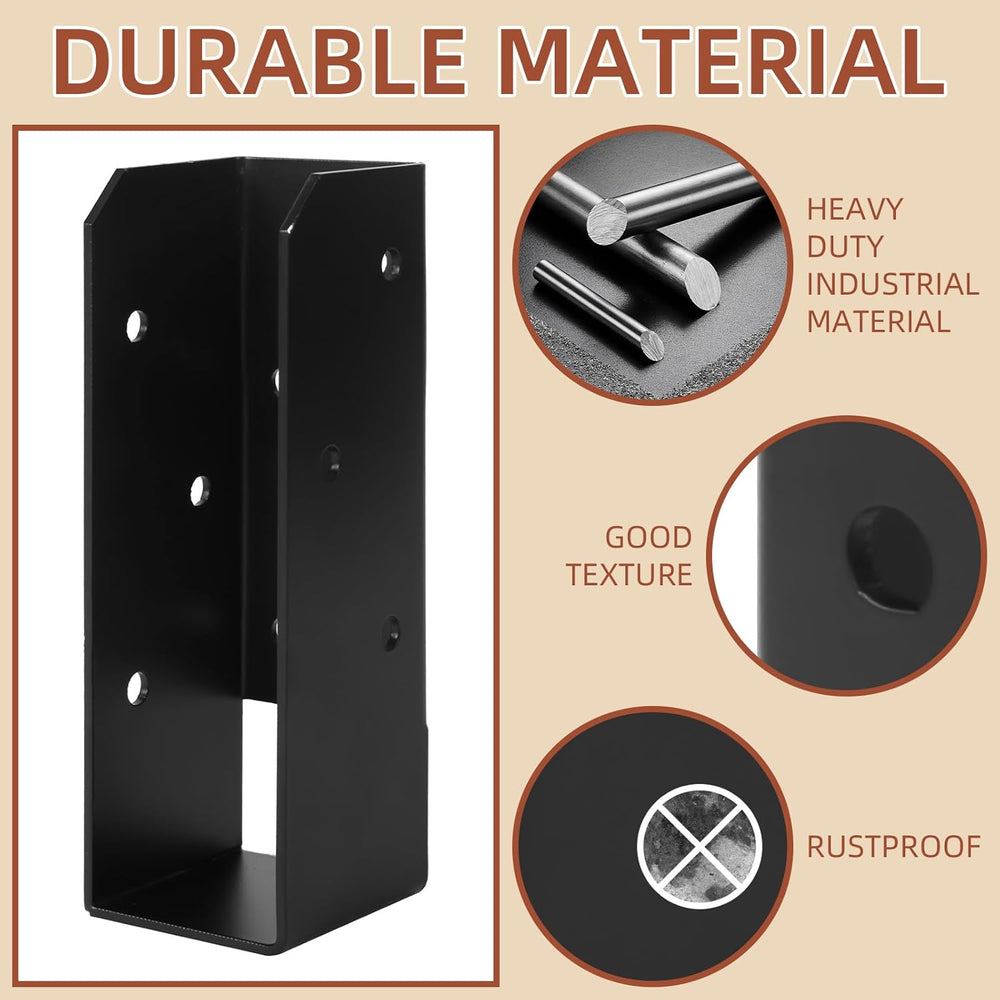 Concealed Joist Hangers, 2x6 Joist Hanger Mounting Joist Bracket with Screws ...