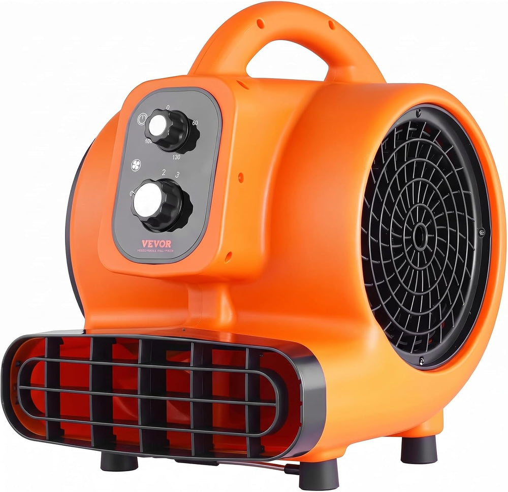 VEVOR Air Mover, 1/4 HP 1000 CFM Carpet Dryer for Cooling and Ventilating