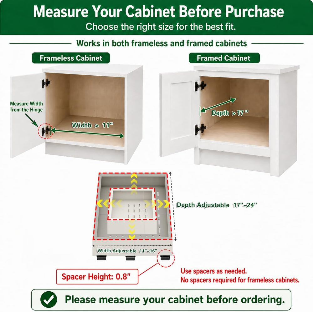 Pull out Cabinet Organizer,Expandable,No Drill,Heavy Duty,Kitchen