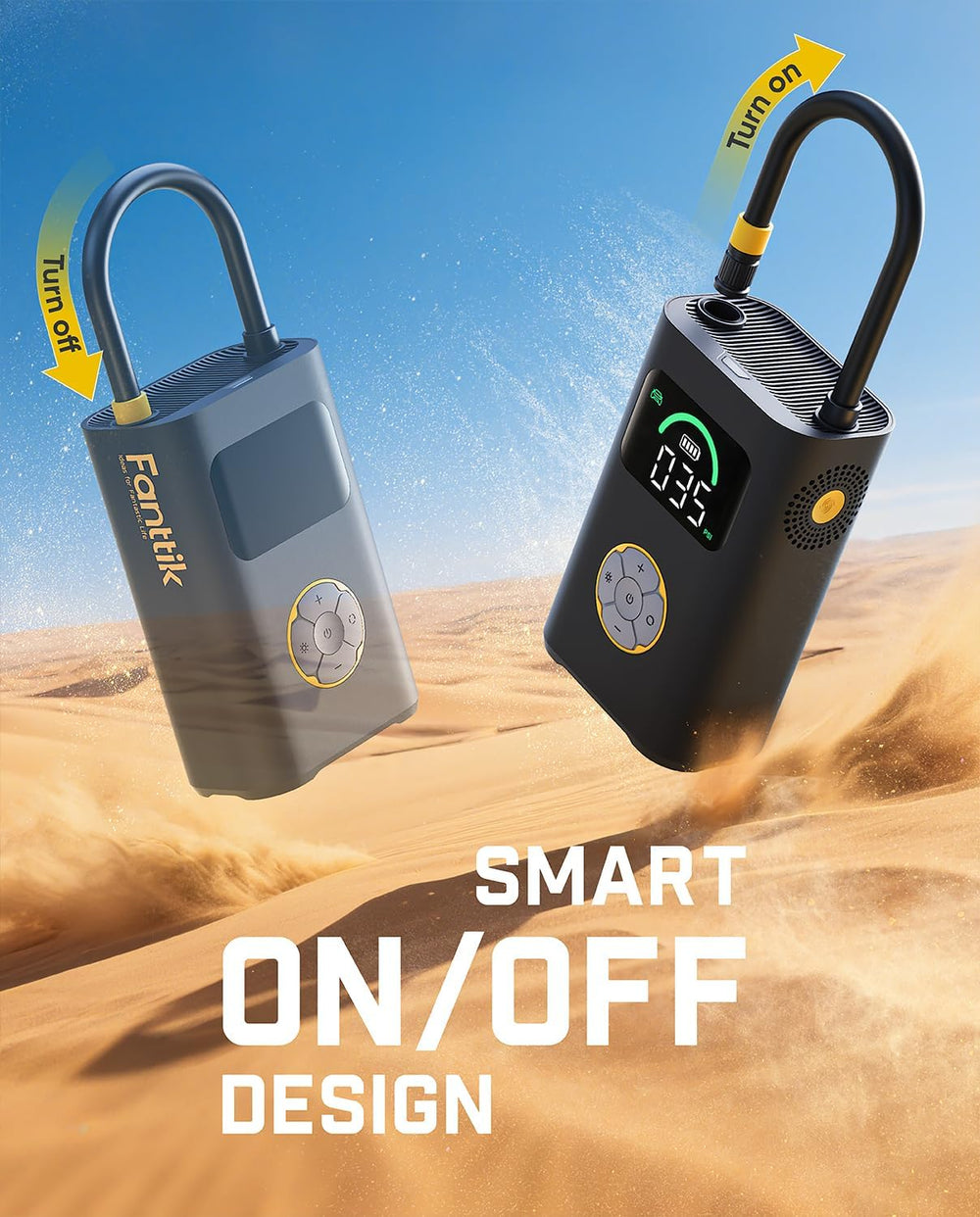 Fanttik X10 Pro Max 150PSI Tire Inflator for SUV, 36s Fast Inflate Air Pump