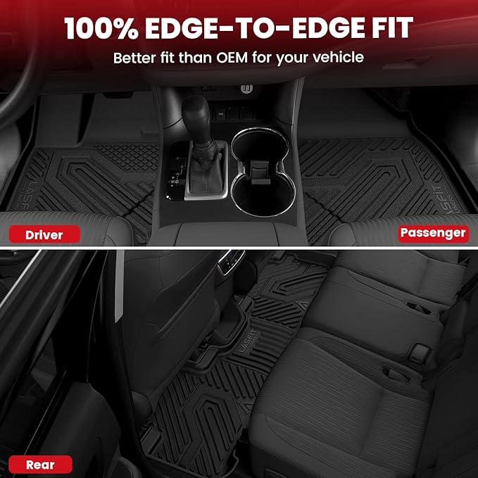 LASFIT Floor Mats&Trunk Mat Fit