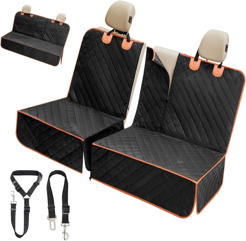 IVY&LANE Dog Car Seat Cover for Back Seat,Conversible 2-in-1 Waterproof F...