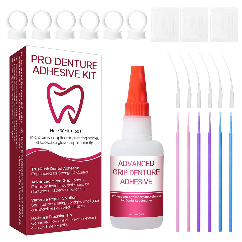 Dental Lab Instant Bonding Dental Glue for Dentures & Lab Tools - Fast-Se...