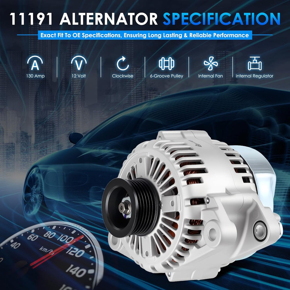 Car Alternator 11191 130A Fit for Kia Sorento for Hyundai Sonata