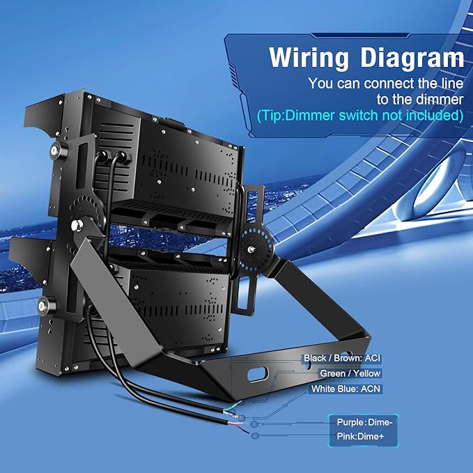 900W Led Stadium Lights, IP66 High Power Outdoor Sport Court Arena Light