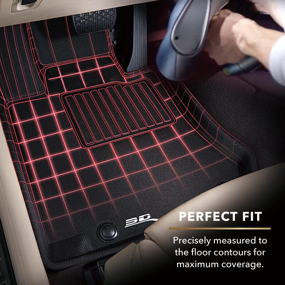 3D MAXpider Custom Fit Kagu Floor Mat (Black) Compatible with Ford Expedition...