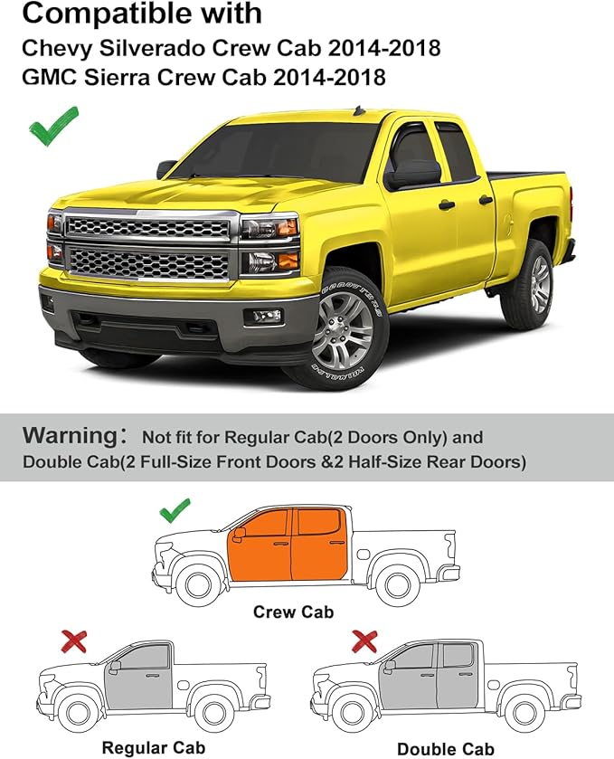 in-Channel Window Rain Guards Fit