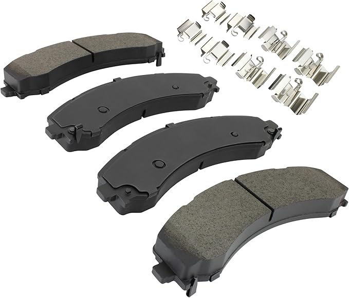 Premium Semi-Metallic Rear Brake Pads Compatible