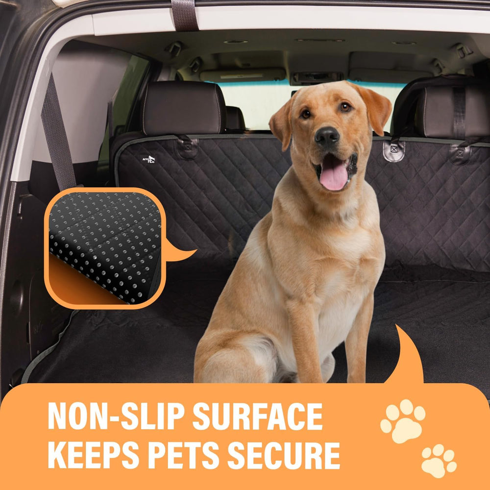 Black XL Dog Car Hammock Back Seat Cover, Waterproof Backseat Cover Protector...