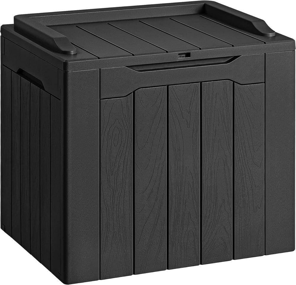 Devoko 30 Gallon Resin Deck Box Waterproof Outdoor Storage Box for Patio Furn...