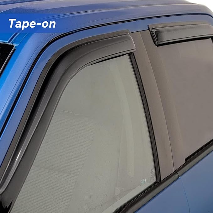 Window Visors Rain Guards for 2019-2025 Dodge Ram 1500 Quad Cab, Window Vent