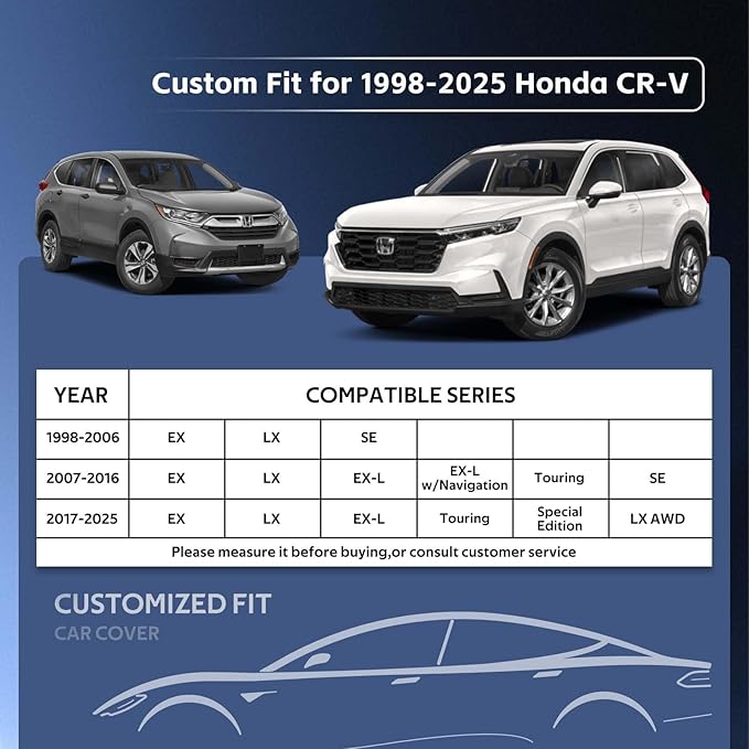10 Layers SUV Car Cover Custom Fit