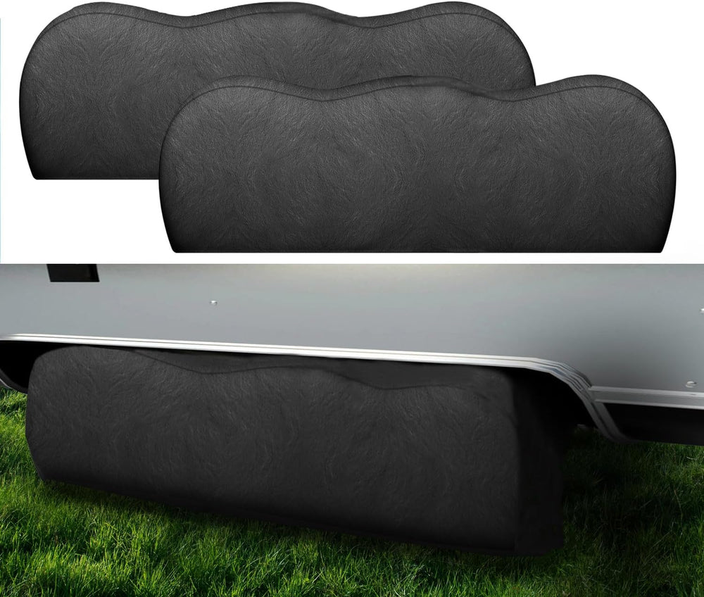 2 Pack Triple Axle Tire Cover, Fits 30" to 32" Tires, Heavy Duty Wa...