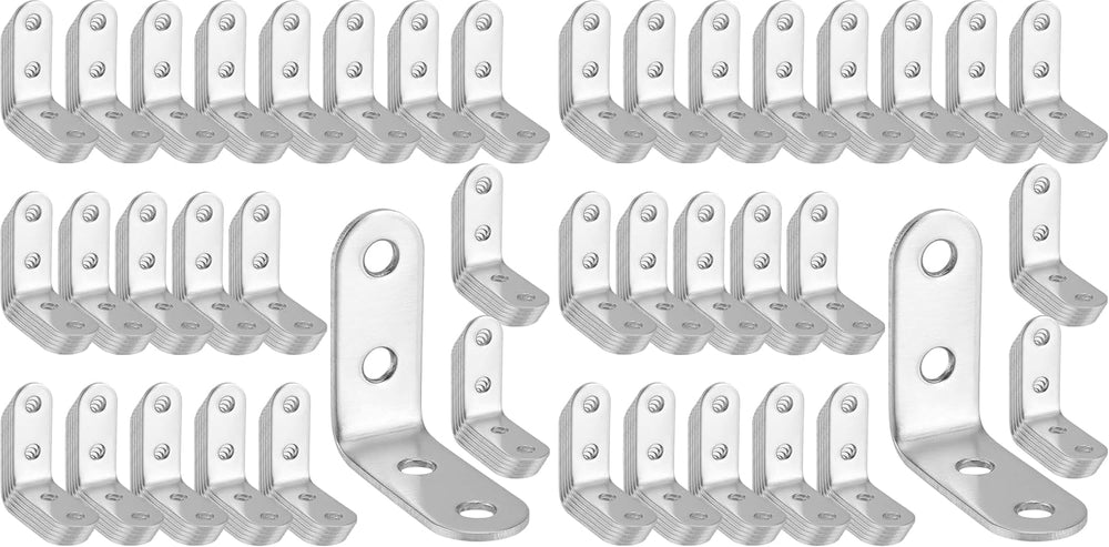 SHEUTSAN 100 PCS 40 x 40 x 16mm L Bracket Corner Brace, Joint Right Angle 90 ...