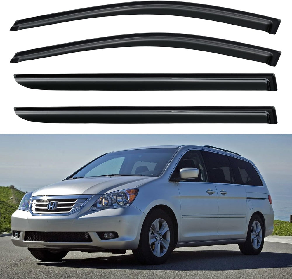 Window Visors Rain Guards for 2005 2006 2007 2008 2009 2010 Honda Odyssey