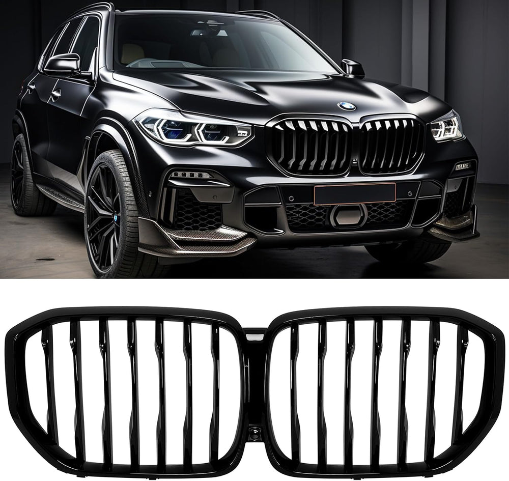 X5 G05 Gloss Black Kidney Grill Grille Fit for 2019 2020 2021 2022 2023 BMW X...
