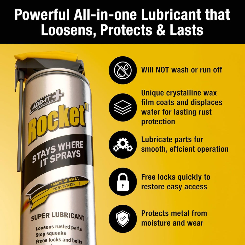 Multi-Purpose Lubricant Spray, 15.2 Fl Oz (Pack of 12) โ Penetrating Oil &...