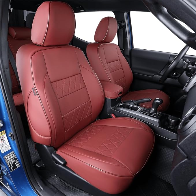 EKR Custom Fit Tacoma Leather Car Seat Covers