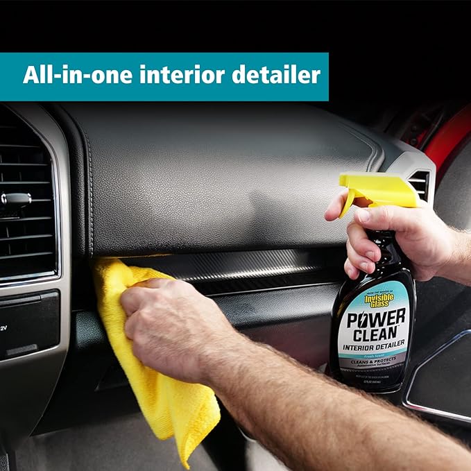 Invisible Glass 92024-6PK Power Clean Automotive Interior Detailer Cleaner