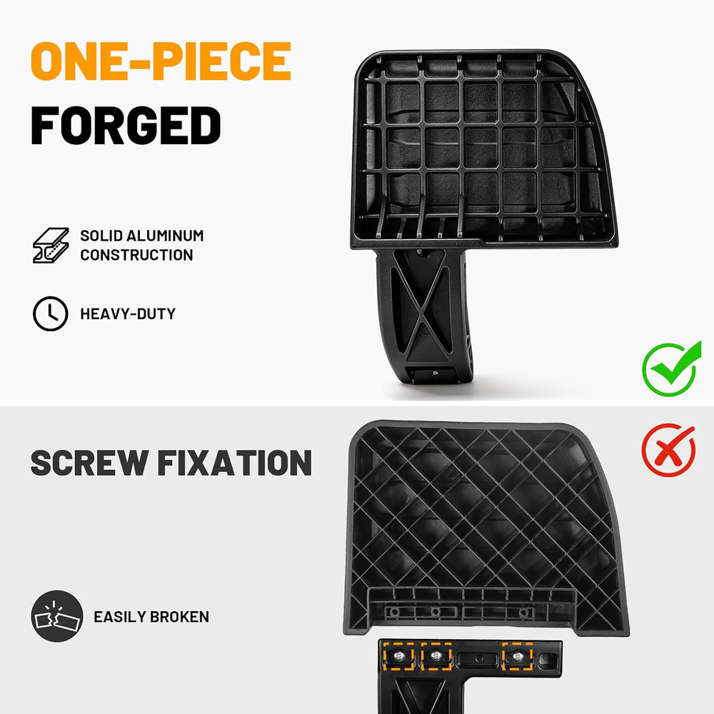 One-Piece Aluminum Upgraded Rear Bed Step Compatible with Toyota Tacoma 2024-...