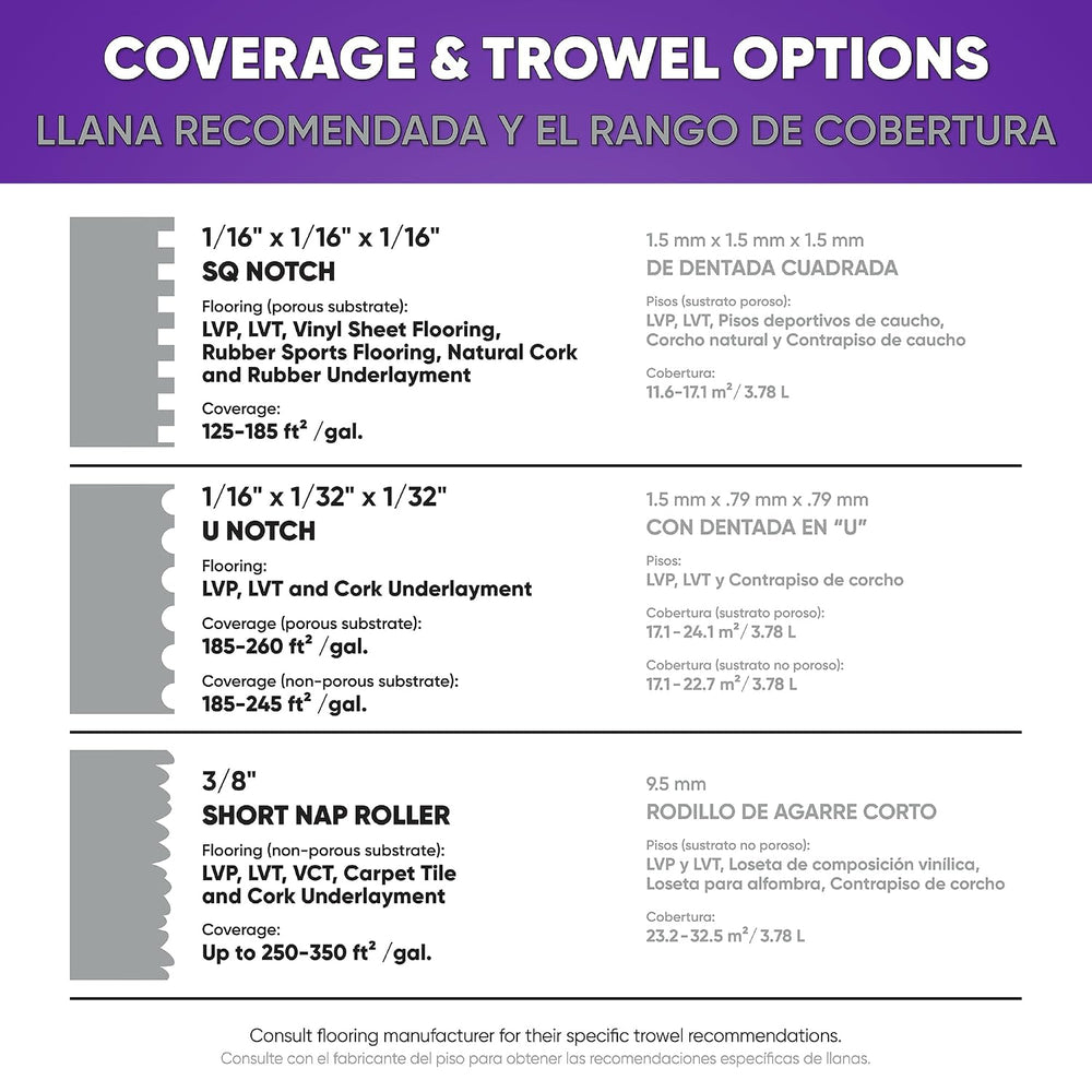 ROBERTS Universal Resilient Flooring & Vinyl-Backed Carpet Tile Adhesive ...