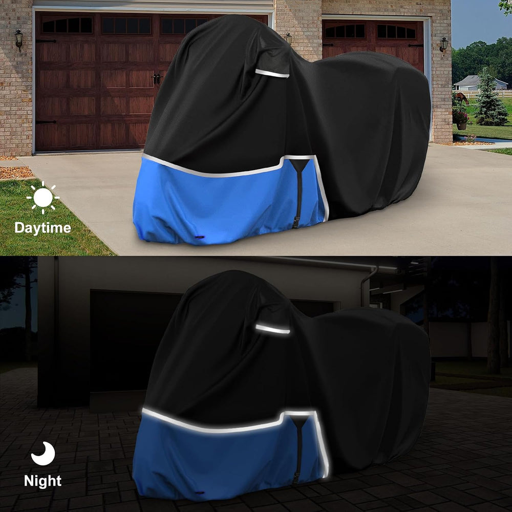 Waterproof Motorcycle Cover Replace for Indian Roadmaster/Pursuit, 420D Oxfor...
