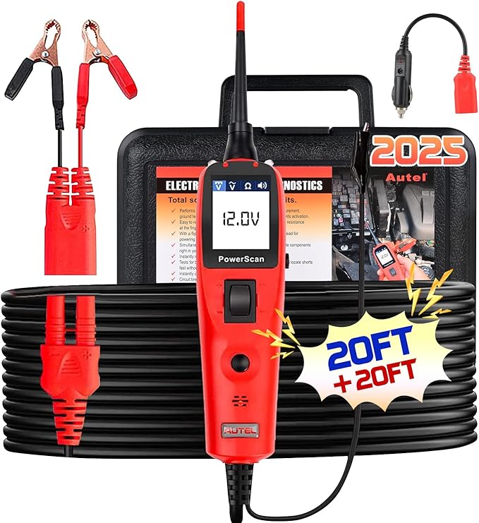 Autel PowerScan Automotive Circuit Tester, Power Circuit Probe Tool, 12-24V
