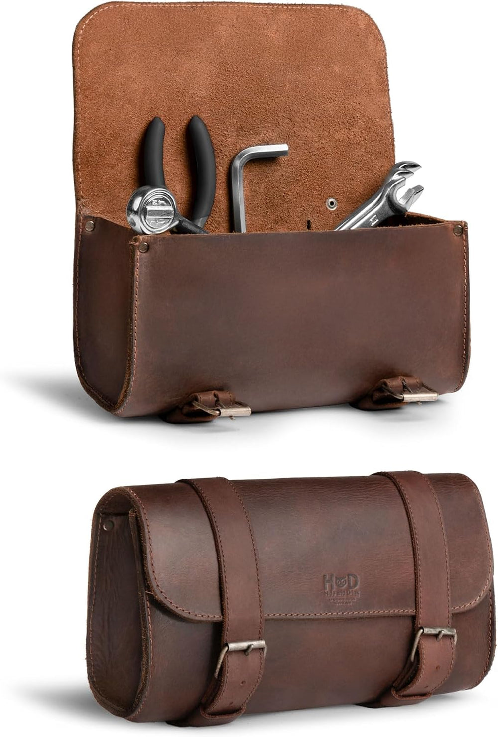 Hide & Drink, Motorcycle Handlebar Bag with 2 Adjustable Straps, Tool Org...