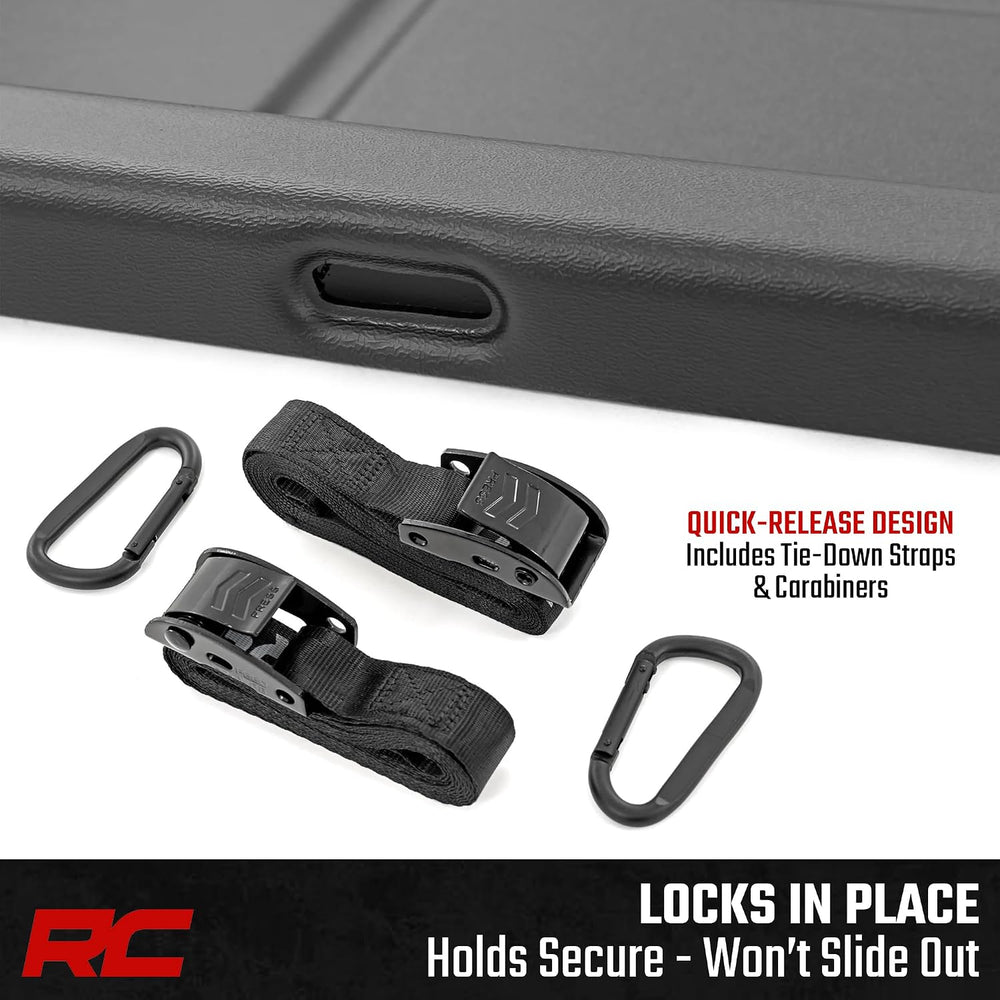 Rough Country Slide-Out Truck Bed Cargo Tray - Organizer for 5'7"+ B...