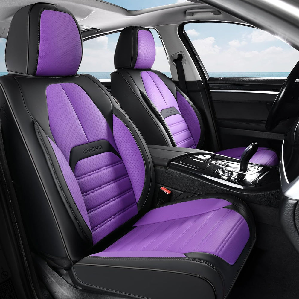 Coverado Car Seat Covers Full Set, Seat Covers for Cars, Automotive Seat Cove...