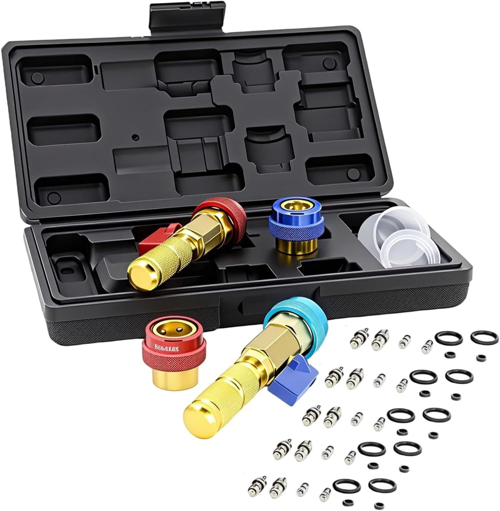 R134A R1234YF AC Valve Core Removal Tool Kit-Universal Remover/Installer for ...