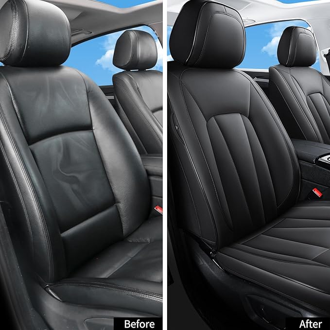 Front Car Seat Covers, Waterproof Leather Car Seat Covers, Comfortable