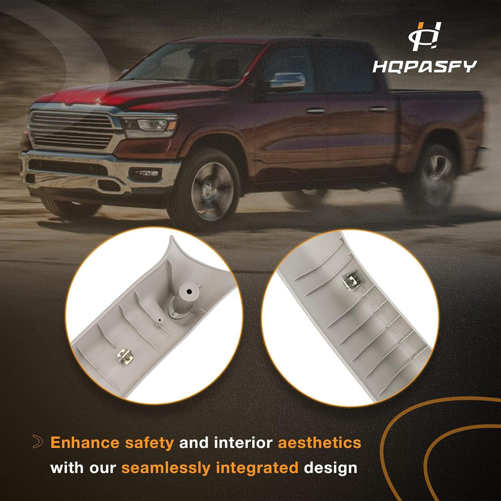 HQPASFY A Pillar Grab Handle Interior Trim (1 Pair), Compatible with 2002-200...