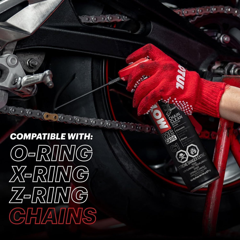 Motul C1 Chain Clean – Motorcycle Chain Cleaner for Dirt Bike, Street Bike, A...