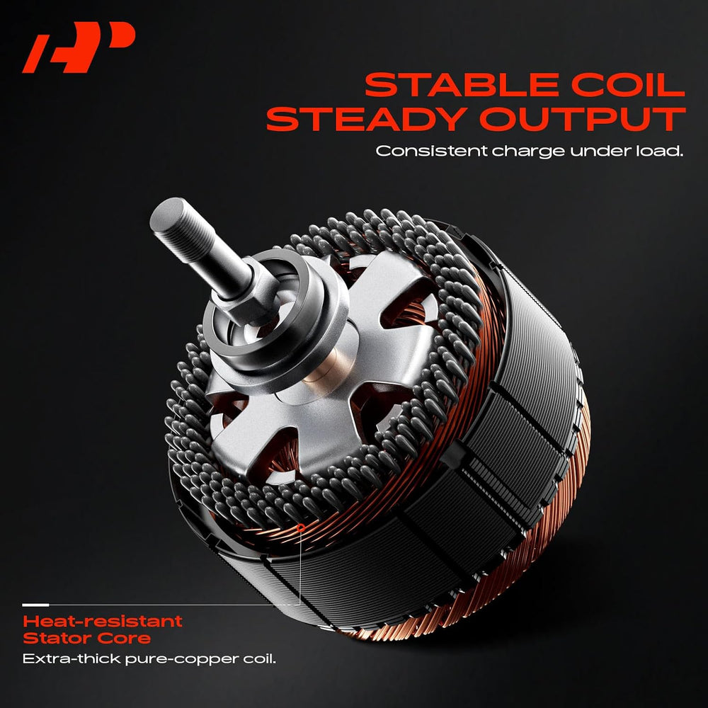 A-Premium Alternator, 12V 105A 7-Groove Pulley Clockwise