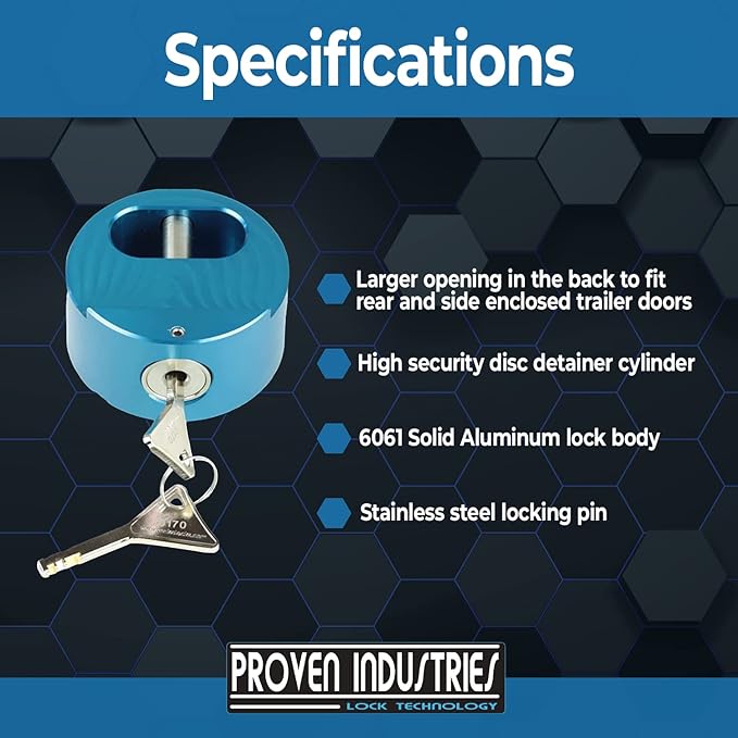Proven Industries Model 400XL Puck-Lock Set, Made in The USA (3-Pack)