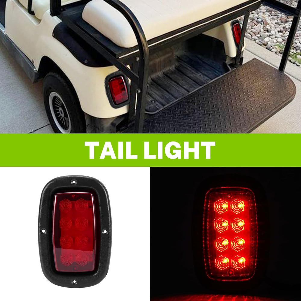 LED Headlights and Tail Lights Kit Compatible Yamaha G14, G16, G19, G22 Golf ...