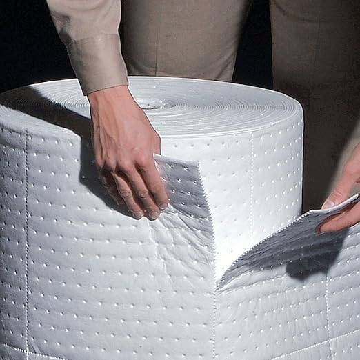 PIG Oil Mat - Oil-Only Absorbent Mat Roll - 1 Roll - 15" x 150' Roll...