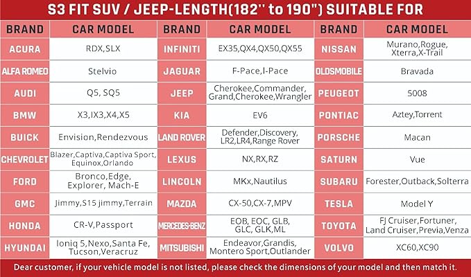 SUV Car Cover Waterproof All Weather Protection