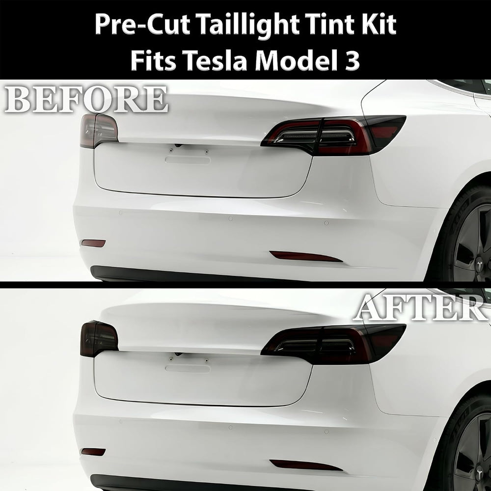 BOGAR TECH DESIGNS Taillight Headlights Smoke Tint PPF, Smokey Headlamp Cover...