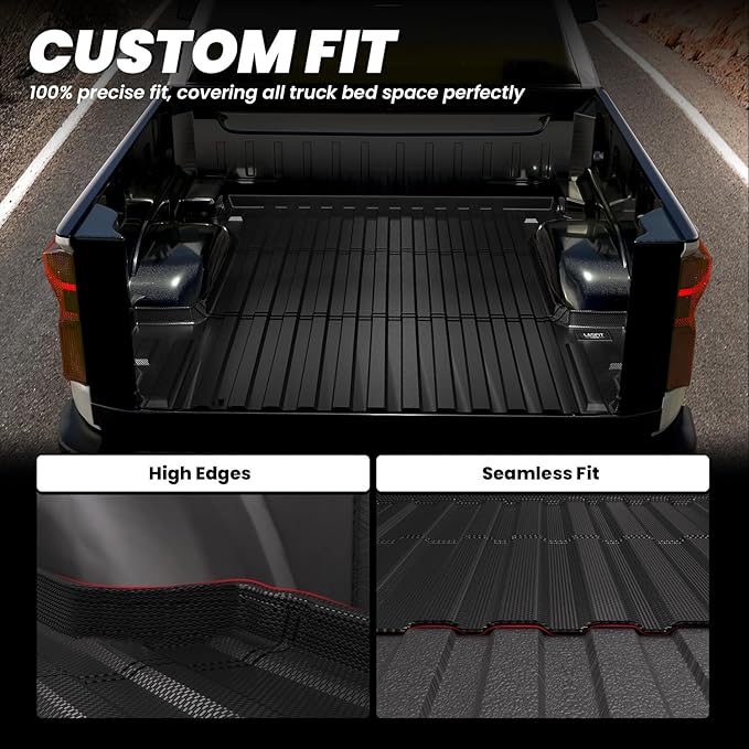 LASFIT Truck Bed Mat 2019-2025 for Chevrolet Chevy Silverado 1500 | GMC Sierra