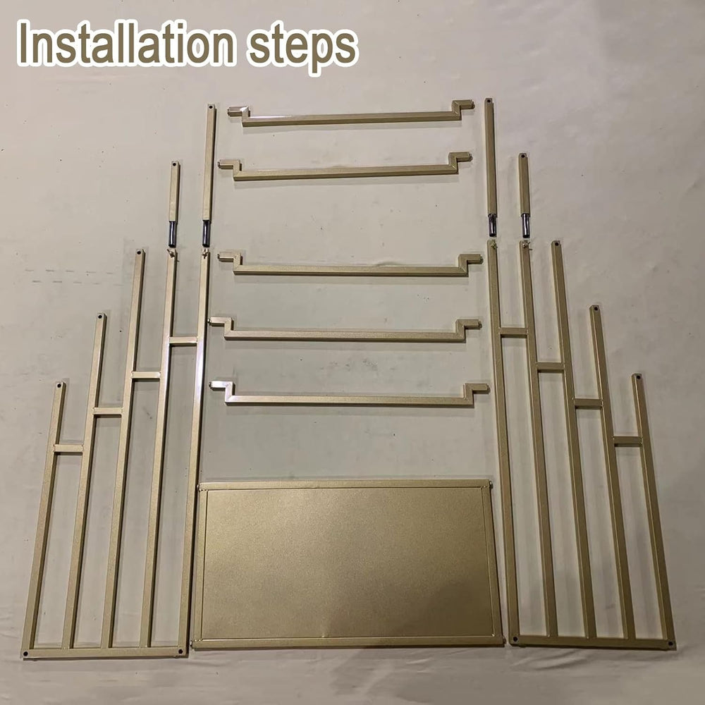 Floor Standing Scarf Display Stand Towel Rack (80X40X150CM)