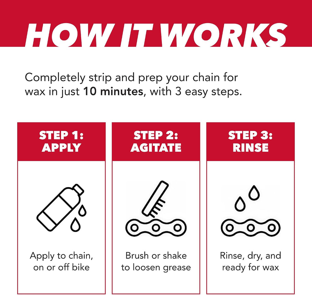 SILCA Ultimate Chain Stripper and Wax Prep, 16 oz - Quick One-Step Bike Chain...