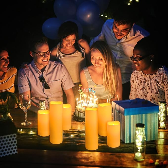 24-Pack LED Flameless Candles with Remote Control -Remote flameless Candles- ...