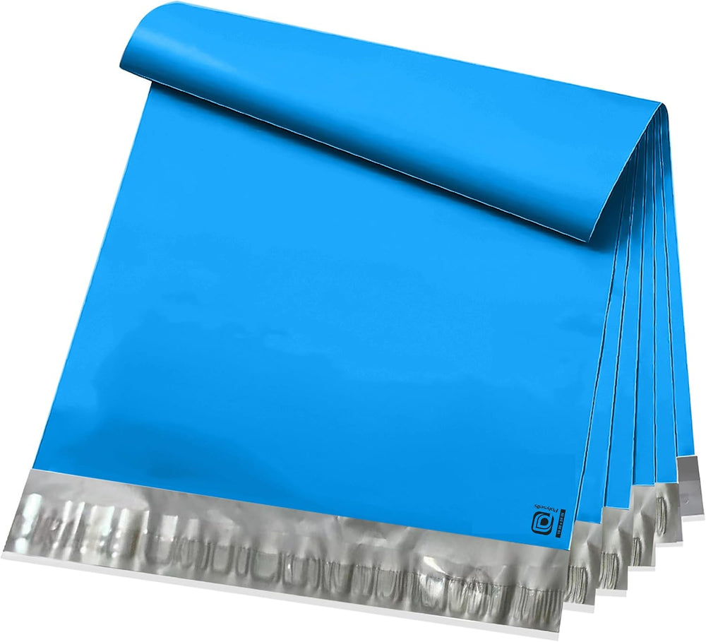 POLYSELLS 100 pcs 19x24 Inches Blue Poly Mailers Shipping Envelopes, Strong A...