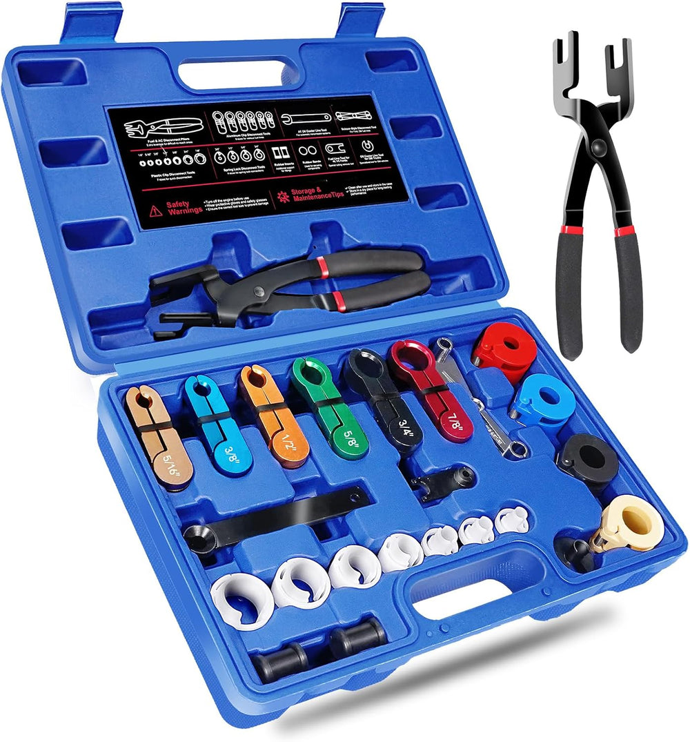 26PCS Quick Disconnect Tool Kit Fuel Line AC Line Removal Set