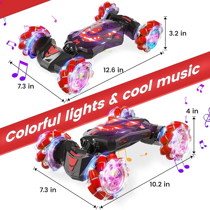 Gesture Sensing RC Stunt Car, Remote Control Car Toys